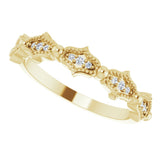 14K Yellow .05 CTW Natural Diamond Anniversary Band