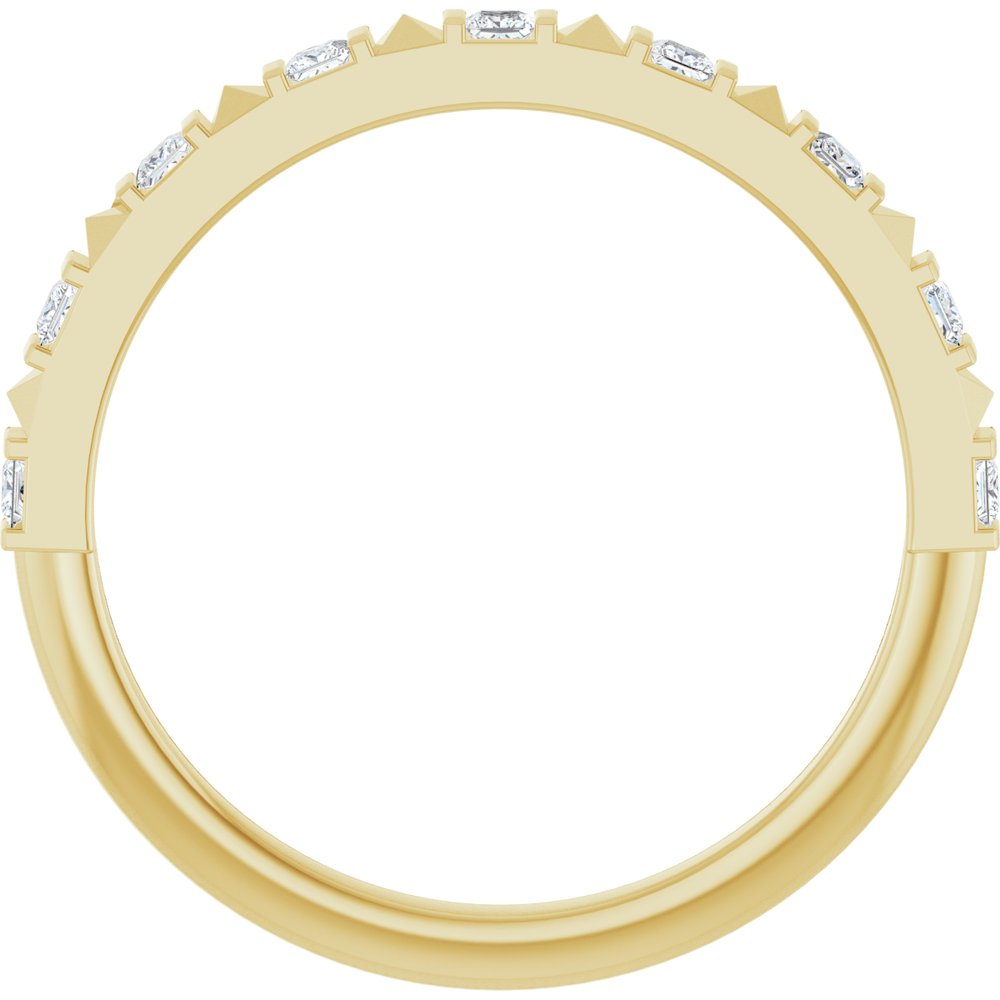 14K Yellow 1/5 CTW Natural Diamond Anniversary Band