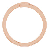 14K Rose Gold Engravable Bypass Ring
