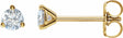 14K Yellow Gold 1/2 CTW Lab-Grown Diamond Stud Earrings