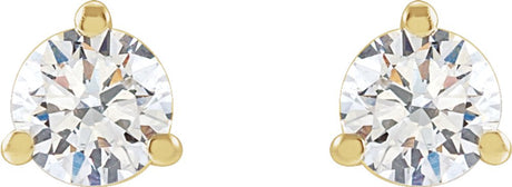 14K Yellow Gold 1/3 CTW Lab-Grown Diamond Stud Earrings