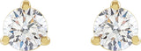 14K Yellow Gold 1/3 CTW Lab-Grown Diamond Stud Earrings