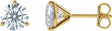 14K Yellow Gold 2 CTW Lab-Grown Diamond Stud Earrings