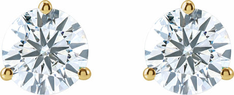 14K Yellow 1 1/2 CTW Lab-Grown Diamond Stud Earrings