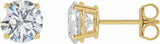 14K Yellow Gold 2 CTW Lab-Grown Diamond Earrings