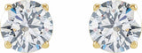 14K Yellow 2 CTW Lab-Grown Diamond Stud Earrings