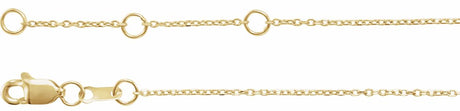 14K Yellow Gold Mama 6 1/2-7 1/2" Bracelet