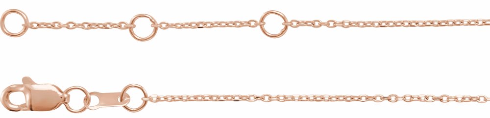 14K Rose Mama 6 1/2-7 1/2" Bracelet