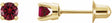 14K Yellow Gold Natural Mozambique Garnet Earrings