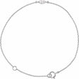 Sterling Silver 1/4 CT Lab-Grown Diamond 6 1/2-7 1/2" Bracelet