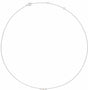 14K White Gold 1/4 CT Lab-Grown Diamond 16-18" Necklace