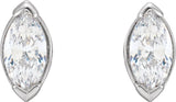 14K White 1/3 CTW Lab-Grown Diamond Stud Earrings
