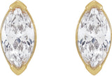 14K Yellow Gold 1/2 CTW Lab-Grown Diamond Stud Earrings