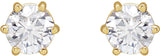 14K Yellow 3/4 CTW Lab-Grown Diamond Earrings