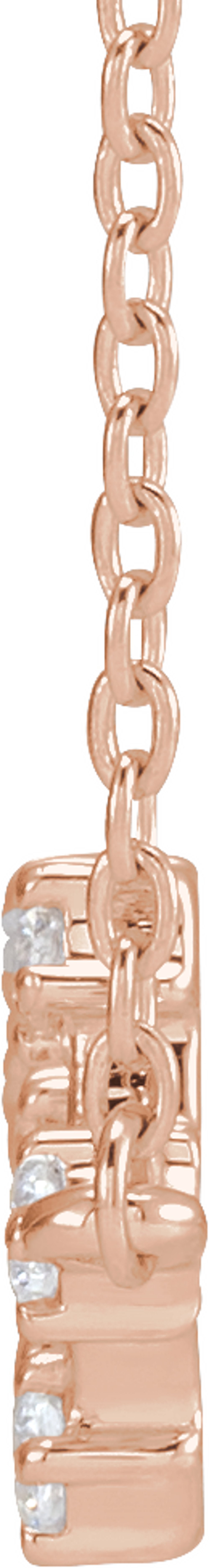 14K Rose 1/4 CTW Natural Diamond Scorpio 16-18" Necklace