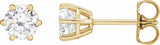 14K Yellow 1 CTW Lab-Grown Diamond Earrings