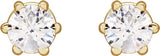 14K Yellow 1/5 CTW Natural Diamond Stud Earrings