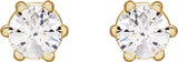 14K Yellow 1/6 CTW Lab-Grown Diamond Earrings