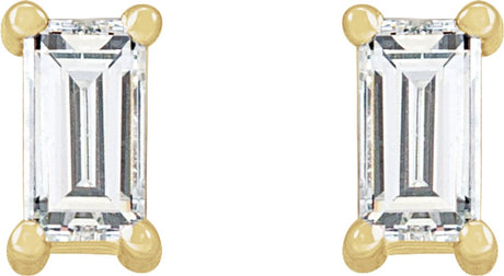 14K Yellow 1/5 CTW Lab-Grown Diamond Stud Earrings