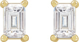 14K Yellow 1/5 CTW Lab-Grown Diamond Stud Earrings