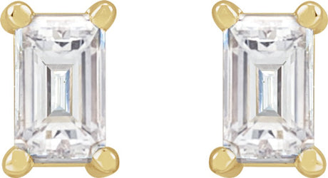 14K Yellow 1/5 CTW Natural Diamond Stud Earrings