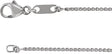 Platinum 1 mm Diamond-Cut Box 18" Chain