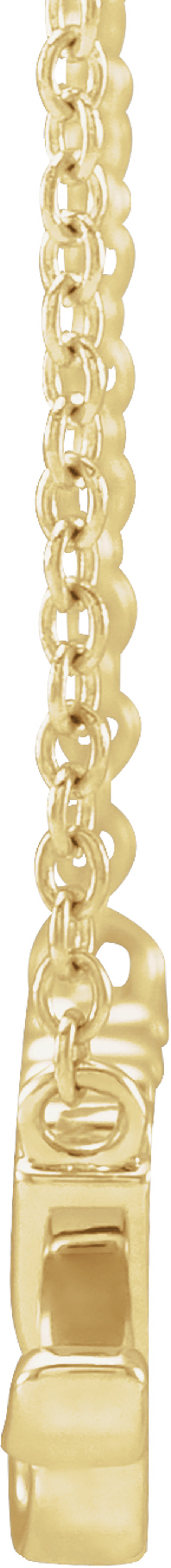 14K Yellow Gold Nanny 18" Necklace