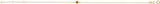 14K Yellow Gold Natural Citrine Bezel-Set Solitaire 6 1/2-7 1/2" Bracelet