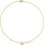 14K Yellow Gold 1/10 CT Natural Diamond 6 1/2-7 1/2" Bracelet