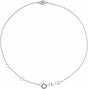 Sterling Silver Lab-Grown Diamond 6 1/2-7 1/2" Bracelet