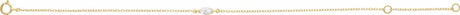 14K Yellow Gold 1/4 CT Lab-Grown Diamond 6 1/2-7 1/2" Bracelet