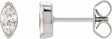 14K White Gold 1/3 CTW Lab-Grown Diamond Stud Earrings
