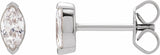 14K White Gold 1/3 CTW Lab-Grown Diamond Stud Earrings