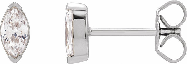 14K White Gold 1/3 CTW Lab-Grown Diamond Stud Earrings