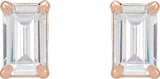 14K Rose 3/4 CTW Lab-Grown Diamond Earrings