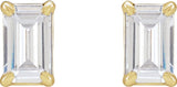 14K Yellow 3/4 CTW Lab-Grown Diamond Earrings