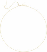 14K Yellow Gold-Filled 1 mm Adjustable Threader Bead 16-22" Chain