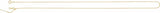 14K Yellow Gold-Filled 1 mm Adjustable Threader Box 16-22" Chain