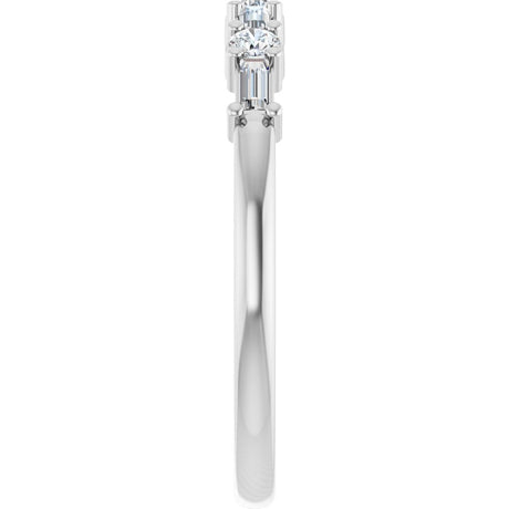 14K White Gold 1/4 CTW Lab-Grown Diamond Anniversary Band
