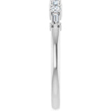 14K White Gold 1/4 CTW Lab-Grown Diamond Anniversary Band