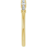 14K Yellow Gold 1/4 CTW Lab-Grown Diamond Anniversary Band