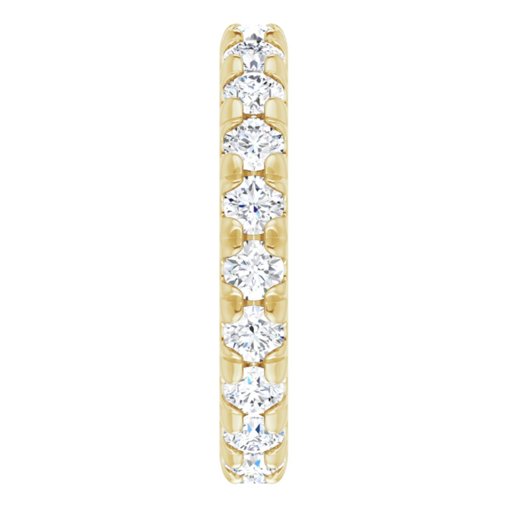 14K Yellow Gold 1 7/8 CTW Lab-Grown Diamond Eternity Band Size 6