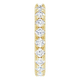 14K Yellow Gold 1 7/8 CTW Lab-Grown Diamond Eternity Band Size 6