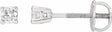 14K White Gold 1/5 CTW Natural Diamond Stud Earrings