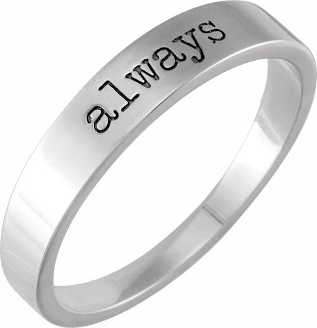 Sterling Silver Always Stackable Ring