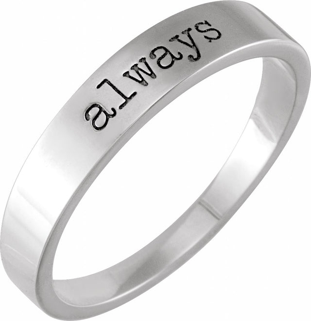 Sterling Silver Always Stackable Ring