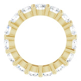 14K Yellow Gold 4 CTW Lab-Grown Diamond Eternity Band Size 5