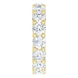 14K Yellow Gold 4 CTW Lab-Grown Diamond Eternity Band Size 5