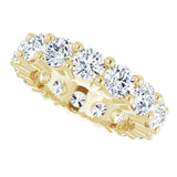 14K Yellow Gold 4 CTW Lab-Grown Diamond Eternity Band Size 5