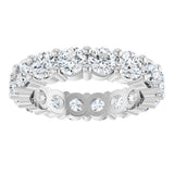 Platinum 4 1/3 CTW Lab-Grown Diamond Eternity Band Size 7